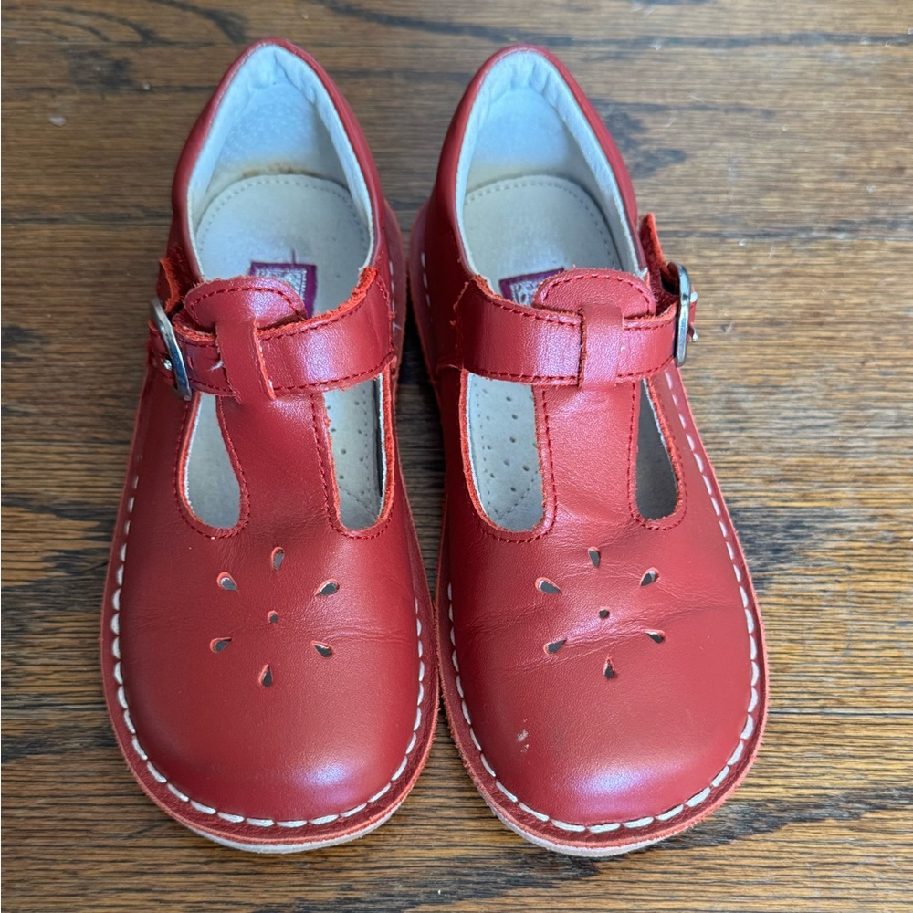 L’Amour T-Strap Red Mary Jane Shoes